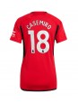 Ženski Nogometna dresi replika Manchester United Casemiro #18 Domači 2023-24 Kratek rokav